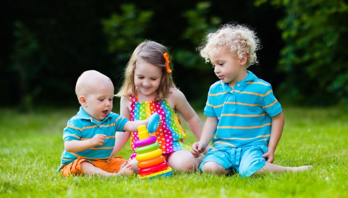 Infant and toddler play area